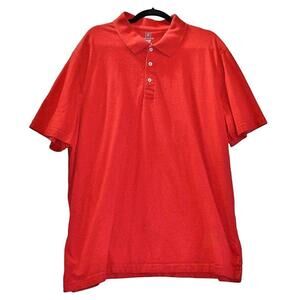 George Mens Size 2XL 50-52 Polo Shirt Deep Red